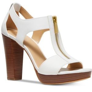 Michael Kors white heels